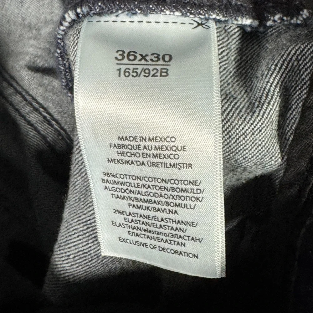 Polo Ralph Lauren Jeans Mens 36x30 Blue The Prospect Straight Dark Wash Stretch